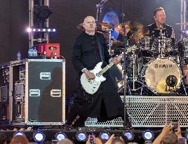 Billy Corgan Performs At Jimmy Kimmel Live - LA