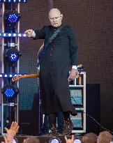 Billy Corgan Performs At Jimmy Kimmel Live - LA