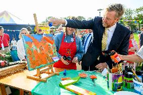 King At Centenary Of Residential Care Park Willem Van Den Bergh - Netherlands