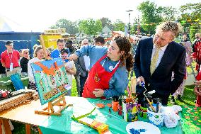 King At Centenary Of Residential Care Park Willem Van Den Bergh - Netherlands