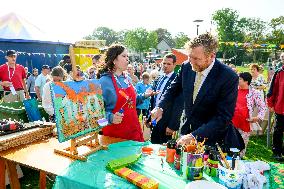 King At Centenary Of Residential Care Park Willem Van Den Bergh - Netherlands