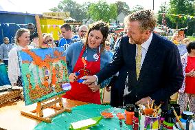 King At Centenary Of Residential Care Park Willem Van Den Bergh - Netherlands