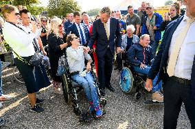 King At Centenary Of Residential Care Park Willem Van Den Bergh - Netherlands