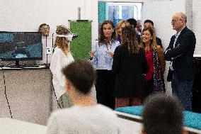 Queen Letizia At Vocational Training Course Opening - Castro-Urdiales