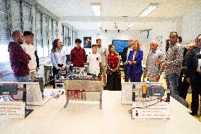 Queen Letizia At Vocational Training Course Opening - Castro-Urdiales