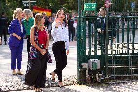 Queen Letizia At Vocational Training Course Opening - Castro-Urdiales