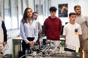 Queen Letizia At Vocational Training Course Opening - Castro-Urdiales