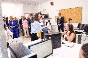 Queen Letizia At Vocational Training Course Opening - Castro-Urdiales