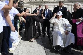 Pope Francis Leads The General Audience - Vatican