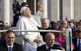 Pope Francis Leads The General Audience - Vatican