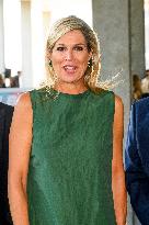 Queen Maxima At A Report Presentation - Rotterdam