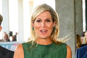 Queen Maxima At A Report Presentation - Rotterdam