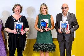 Queen Maxima At A Report Presentation - Rotterdam