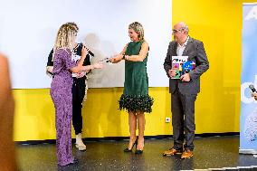 Queen Maxima At A Report Presentation - Rotterdam