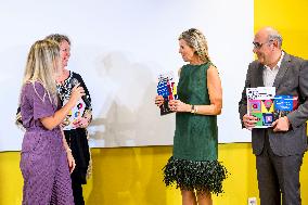 Queen Maxima At A Report Presentation - Rotterdam