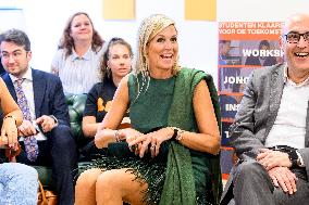 Queen Maxima At A Report Presentation - Rotterdam