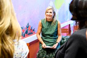 Queen Maxima At A Report Presentation - Rotterdam