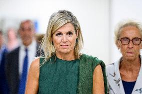 Queen Maxima At A Report Presentation - Rotterdam