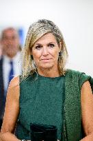 Queen Maxima At A Report Presentation - Rotterdam