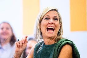 Queen Maxima At A Report Presentation - Rotterdam