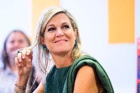 Queen Maxima At A Report Presentation - Rotterdam