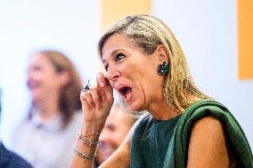 Queen Maxima At A Report Presentation - Rotterdam