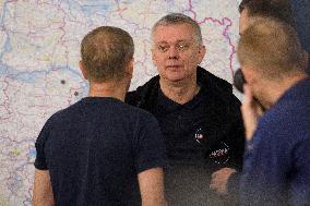 Government's Crisis Staff Meeting Amidst Floods In Southern Poland.