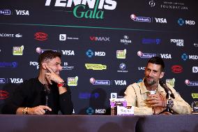 Grigor Dimitrov And Novak Djokovic Press Conference