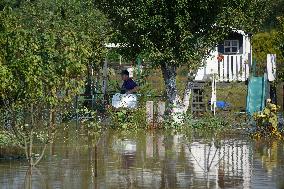 Wroclaw City Prepares For The Flood Wave On The Oder River.