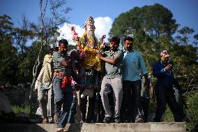 Vishwokarma Puja Celebration In Nepal.