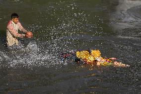 Vishwokarma Puja Celebration In Nepal.