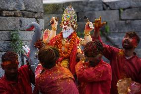 Vishwokarma Puja Celebration In Nepal.