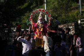 Vishwokarma Puja Celebration In Nepal.