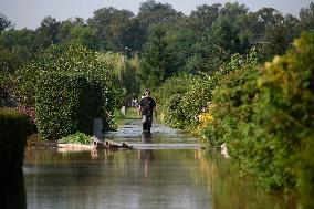 Wroclaw City Prepares For The Flood Wave On The Oder River.