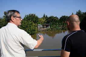 Wroclaw City Prepares For The Flood Wave On The Oder River.