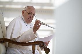 Pope Francis Weekly General Audience - Vatican