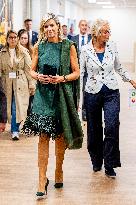 Queen Maxima At A Report Presentation - Rotterdam