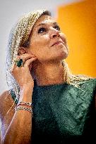 Queen Maxima At A Report Presentation - Rotterdam