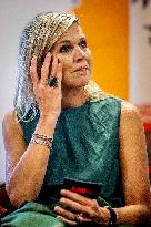 Queen Maxima At A Report Presentation - Rotterdam