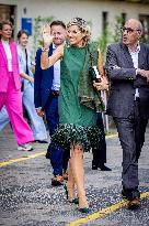 Queen Maxima At A Report Presentation - Rotterdam