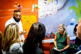 Queen Maxima At A Report Presentation - Rotterdam