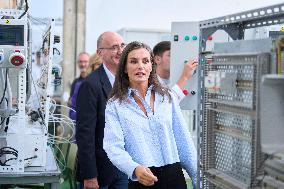 Queen Letizia At Vocational Training Course Opening - Castro-Urdiales