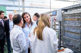 Queen Letizia At Vocational Training Course Opening - Castro-Urdiales