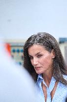 Queen Letizia At Vocational Training Course Opening - Castro-Urdiales