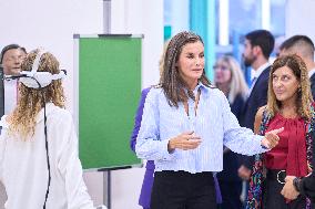 Queen Letizia At Vocational Training Course Opening - Castro-Urdiales