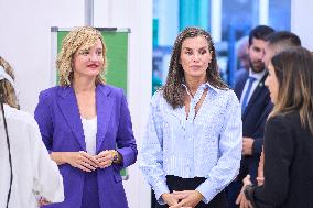 Queen Letizia At Vocational Training Course Opening - Castro-Urdiales