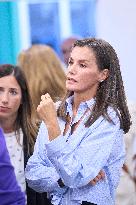 Queen Letizia At Vocational Training Course Opening - Castro-Urdiales