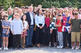 Queen Letizia At Vocational Training Course Opening - Castro-Urdiales