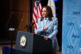 VIce President Kamala Harris delivers remarks at Congressional Hispanic Caucus conference