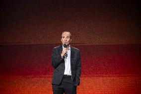 Xavier Niel presents his book Une sacre envie de foutre le bordel (The urge to make a mess)